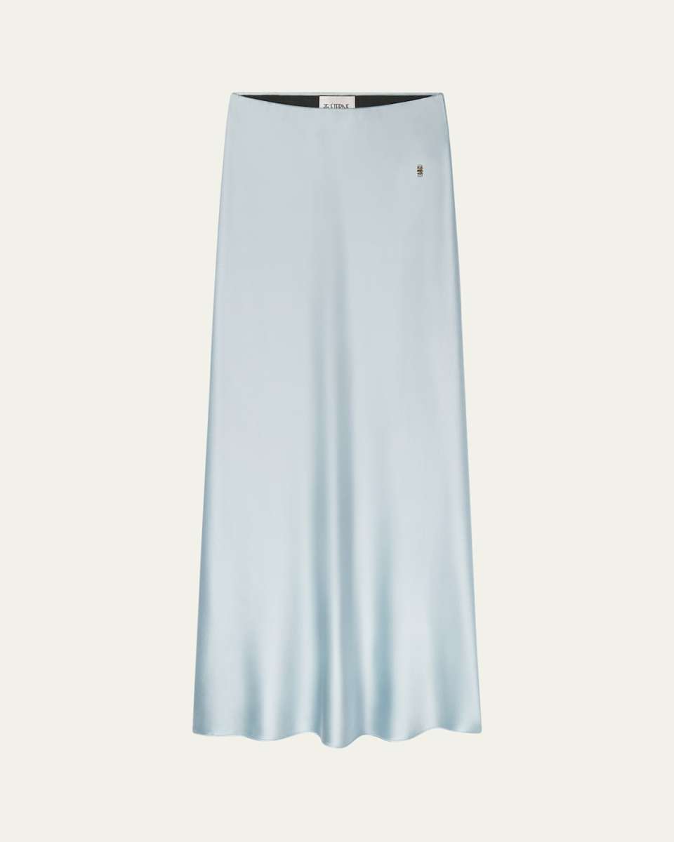 Camila Silk Midi Skirt